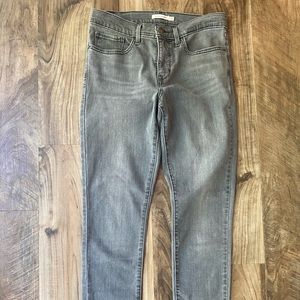 Levi’s Womens 311 Shaping Skinny Grey Jeans | 30